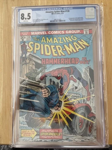 AMAZING SPIDER-MAN  #130  High Grade!  CGC 8.5