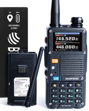 BAOFENG BF-F8HP PRO 10 W Tri-Band Two-Way Radio – UV-5R 7Th Gen, 1000 Channels,