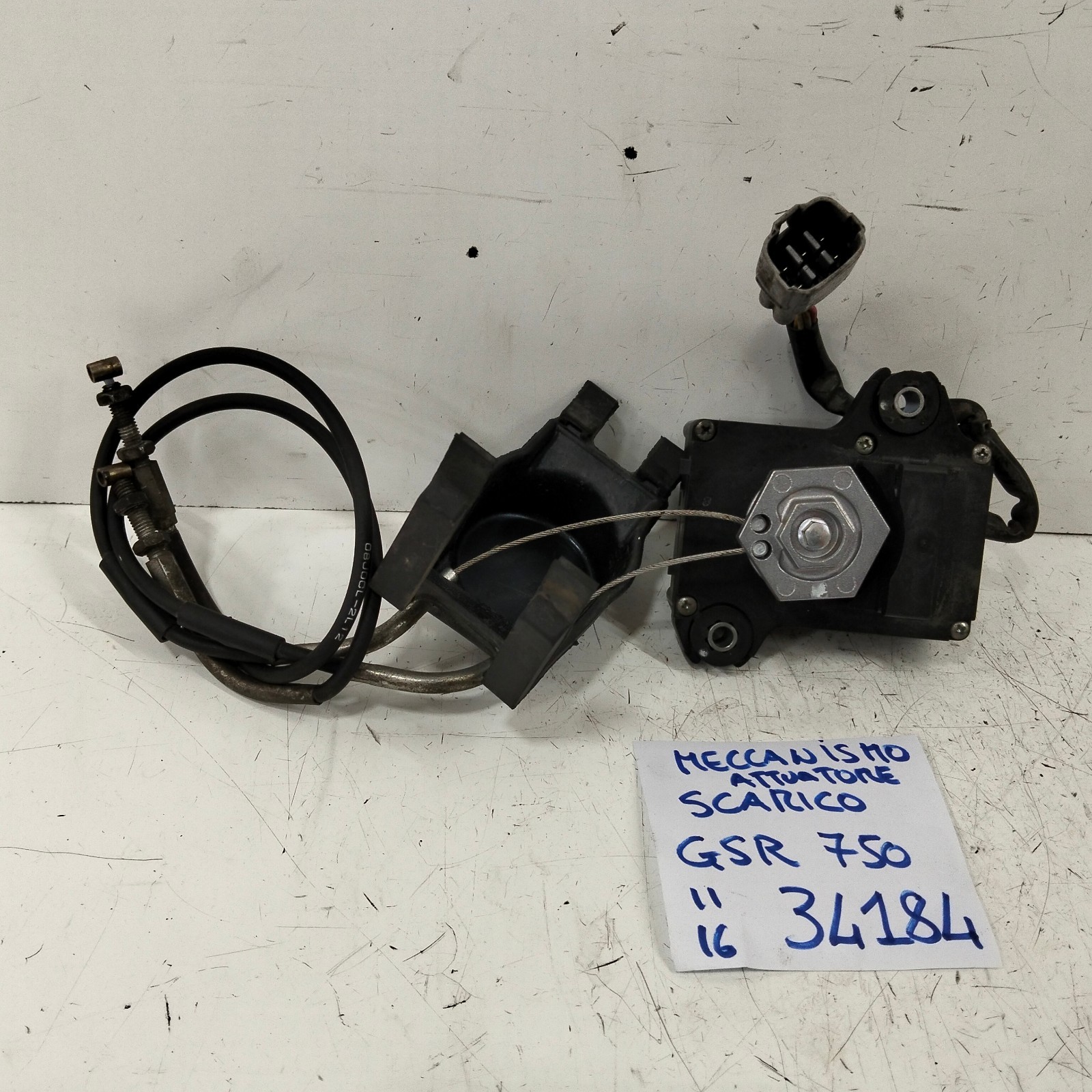 MECCANISMO VALVOLA SCARICO SUZUKI GSR 750 2011 2012 2013 2014 2015 2016 VEDI📷