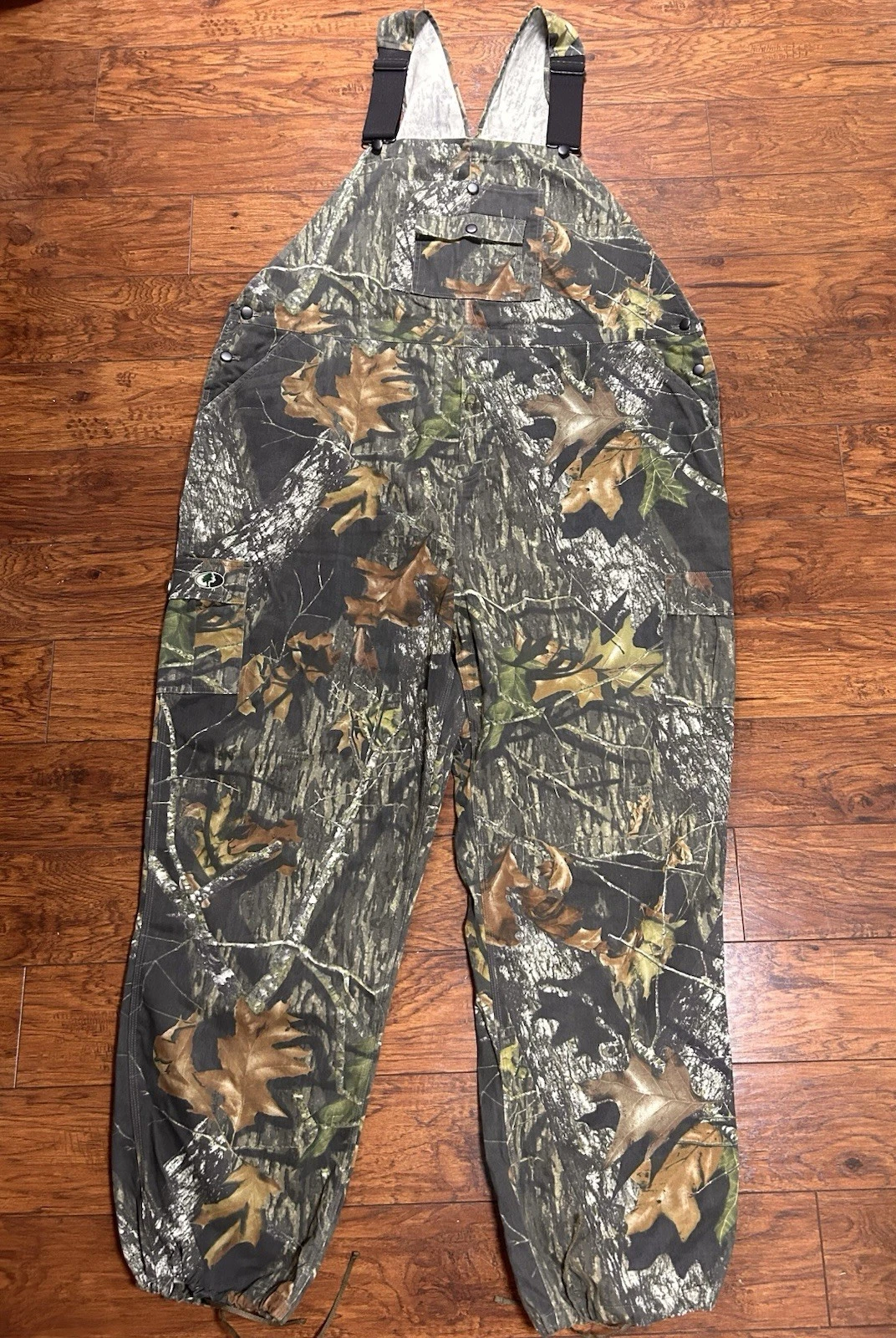 Mossy Oak Bib Overalls Mens XXXL Camo Break-Up Infinity Hunting Pants Cargo