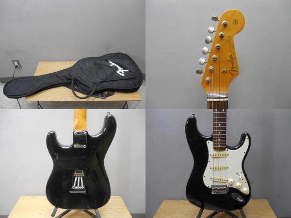 瓦斯 ストラトギター　ブラック Fender Japan Stratocaster Black 1994 – Chicago Music Exchange