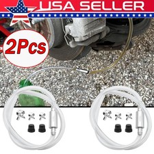 2pcs Brake Bleeder Hose One Way Check Valve Tube Bleeding Tool Kit Silver Us 2pcs Brake Bleeder Hose One Way Check Valve Tube Bleeding Tool Kit Silver Us