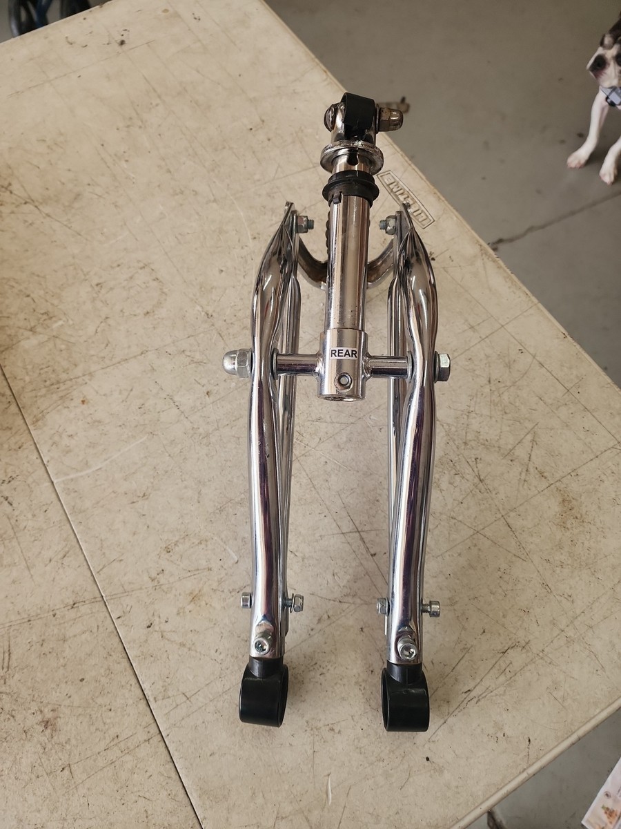 SCHWINN LIL STINGRAY TRICYCLE CHROME SPRINGER FRONT FORK HARD TO