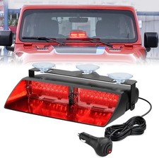 Nilight Red Emergency Strobe Lights Windshield Hazard Warning Safety Flash Light