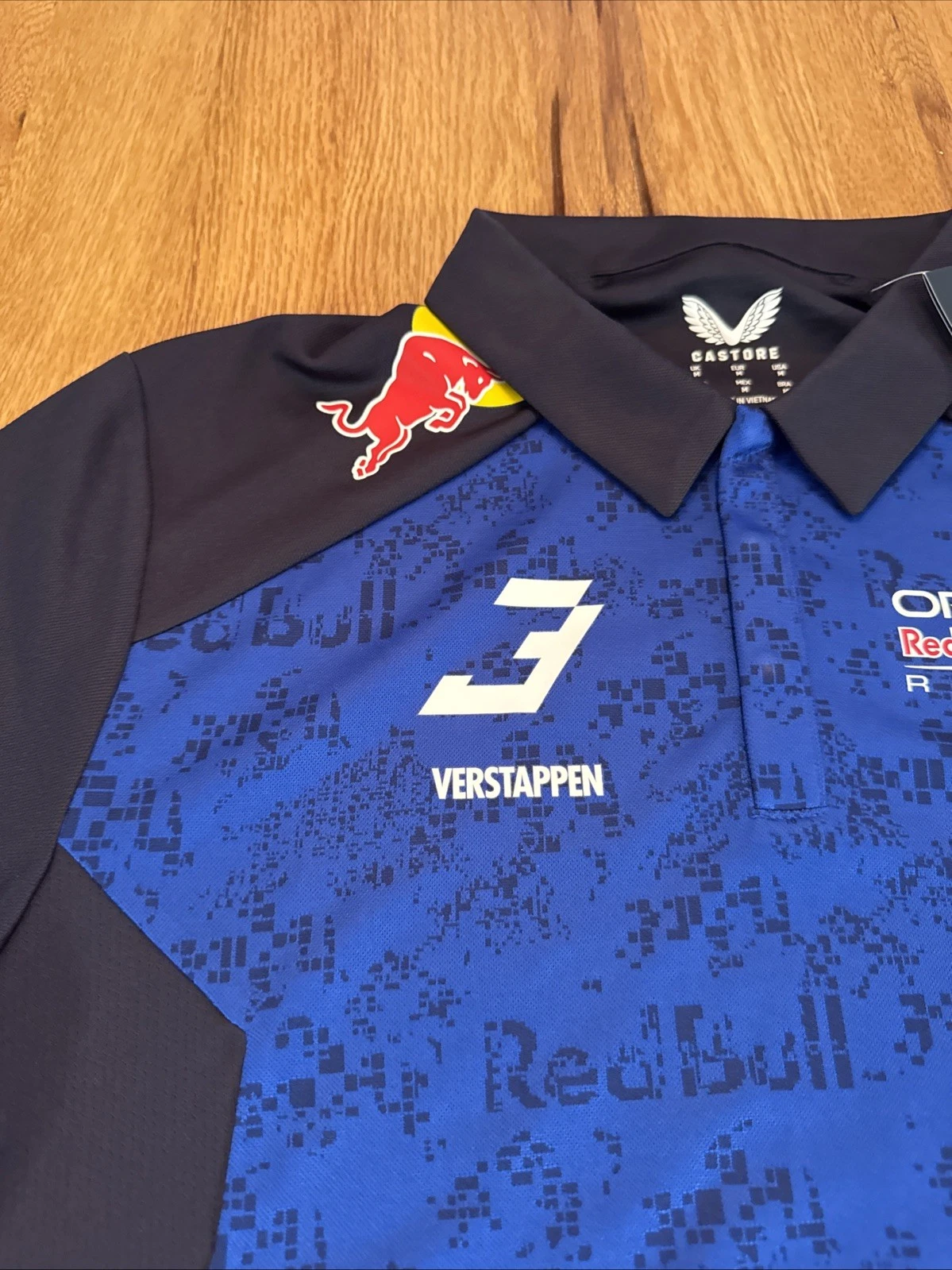 Red Bull Racing F1 Team 2026 Polo Shirt Driver Max Verstappen Mens MEDIUM - New 4