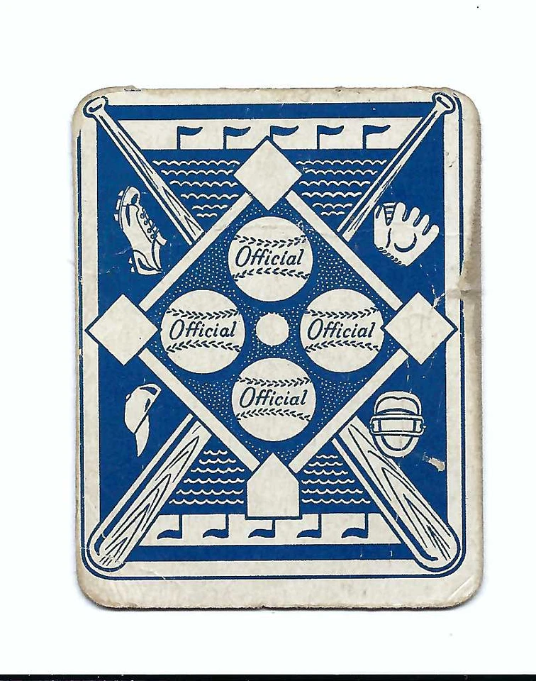 1951 Topps Blue Backs # 21 Billy Johnson Low Grade - Image 2 of 2