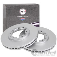 2X A.B.S. Bremsscheiben 305Mm Vorne Passend FüR Nissan Patrol