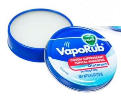 Vicks VapoRub Medicated Chest Rub Small Tin   Relieves Cough, Nasal Congestion, 