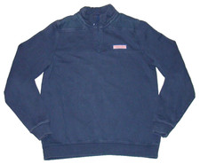 VINEYARD VINES Martha's Boys Size XL 18 Blue 1/4 Zip Pullover Shirt Sweatshirt