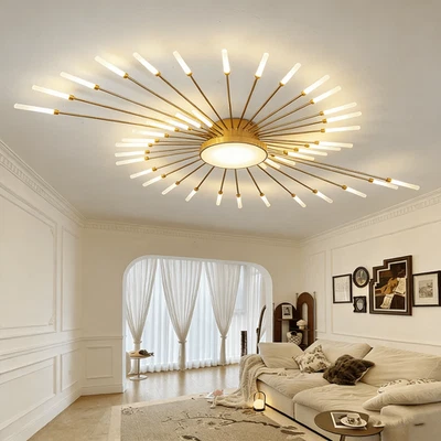 Metall LED Kronleuchter 42+1 Köpfe Modern Deckenleuchte Schlafzimmer Deckenlampe - Bild 1 von 4