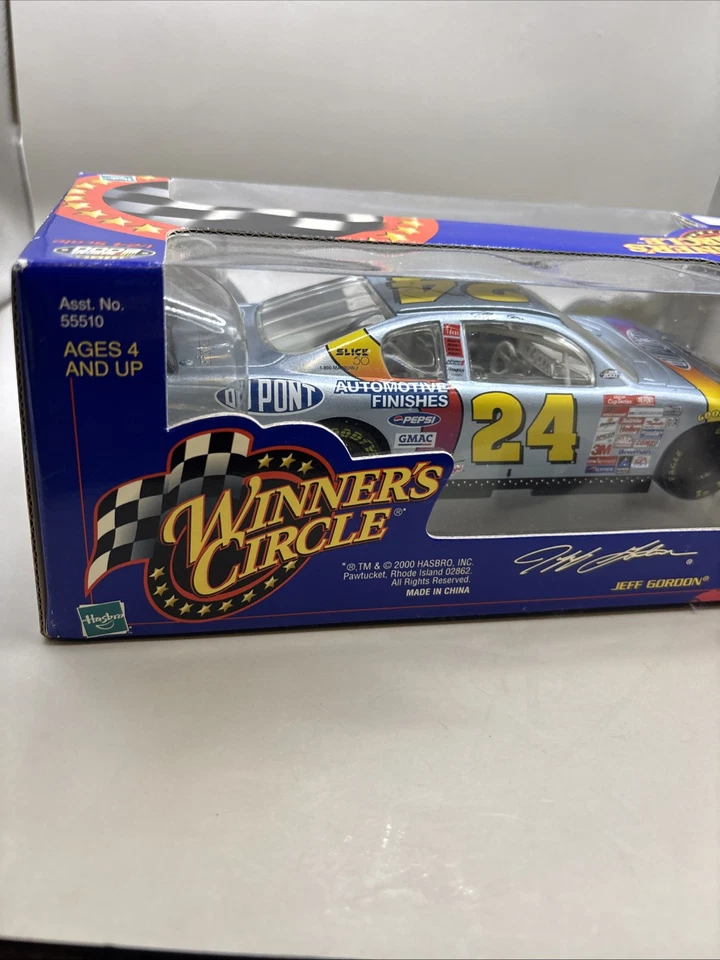 NASCAR Winners Circle Jeff Gordon 24 Dupont 2000 plata 2000 1:24 Foto 4 de 4