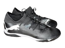 PUMA Future 7 Match TT Turf Men's Soccer Shoes Black White Size 7.0