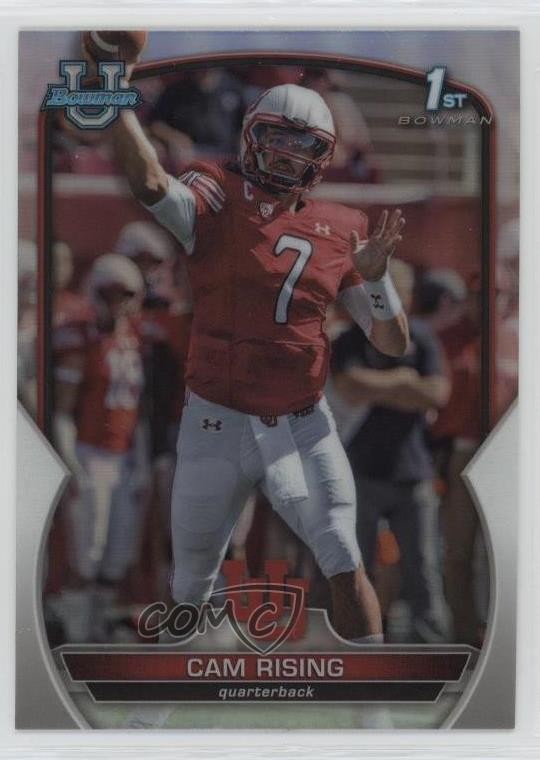 2022 Bowman U Chrome Refractor Cameron Rising Cam Rising #76 6o3