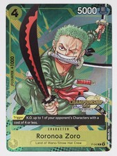 Roronoa Zoro P-042 Championship 2024 Event Pack Promo Near Mint NM