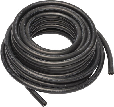 Rubber Air Brake Hose 1/2''x50-FT ROLL Black SAE J1402-A Replacement for Contine