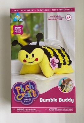 Plush Craft Bumble Buddy Pillow Kit Orb Factory Fabric By Number Ages 4+ New