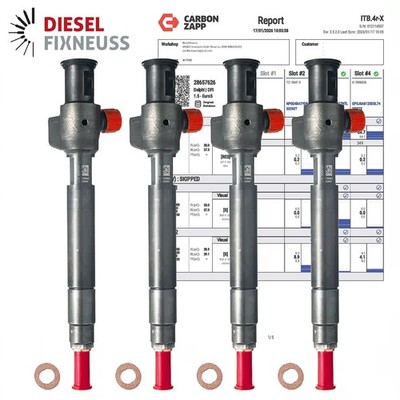 4x 9824388280 Einspritzdüsen Delphi Peugeot Boxer 2,2L 28657626 Citroen