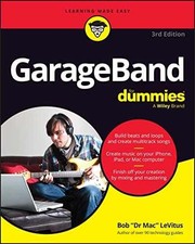 GarageBand For Dummies - Paperback, by LeVitus Bob - New h