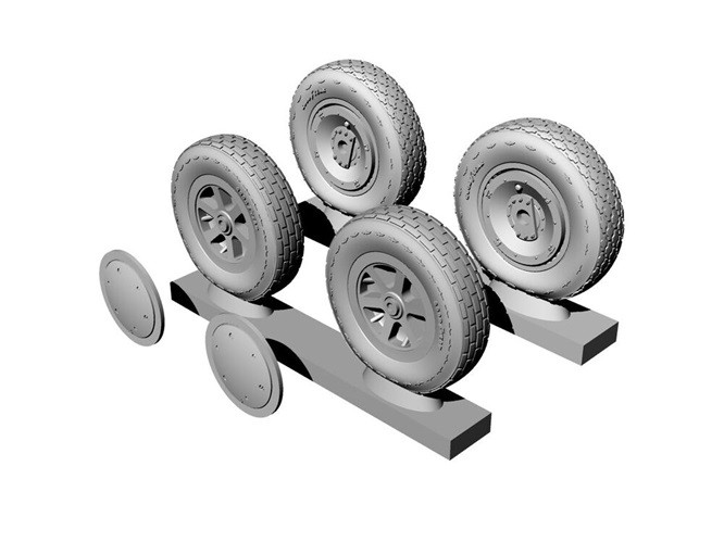 Brengun BRL48143 - 1/48 SBD Dauntless Wheels - New