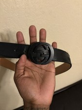 Leather Black Mens Gucci Belt