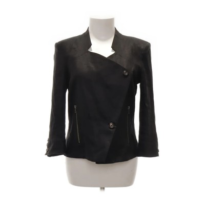 Helmut Lang, Blazer, Größe: 40, Schwarz, Elasthan/Polyester/Viskose/Wolle #Ayf