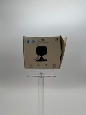 Blink Mini Indoor Plug-In HD Camera Black New Open Box