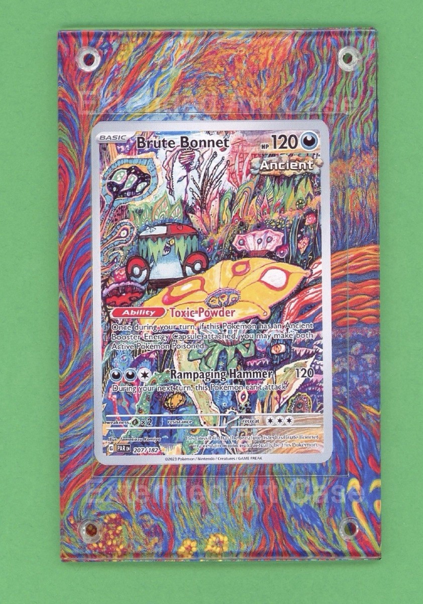 brute bonnet pokemon card Brute Bonnet (207/182) – PokeGuard main image 0