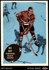 1961 Topps #35 Bill 'Red' Hay Blackhawks 7 - NM