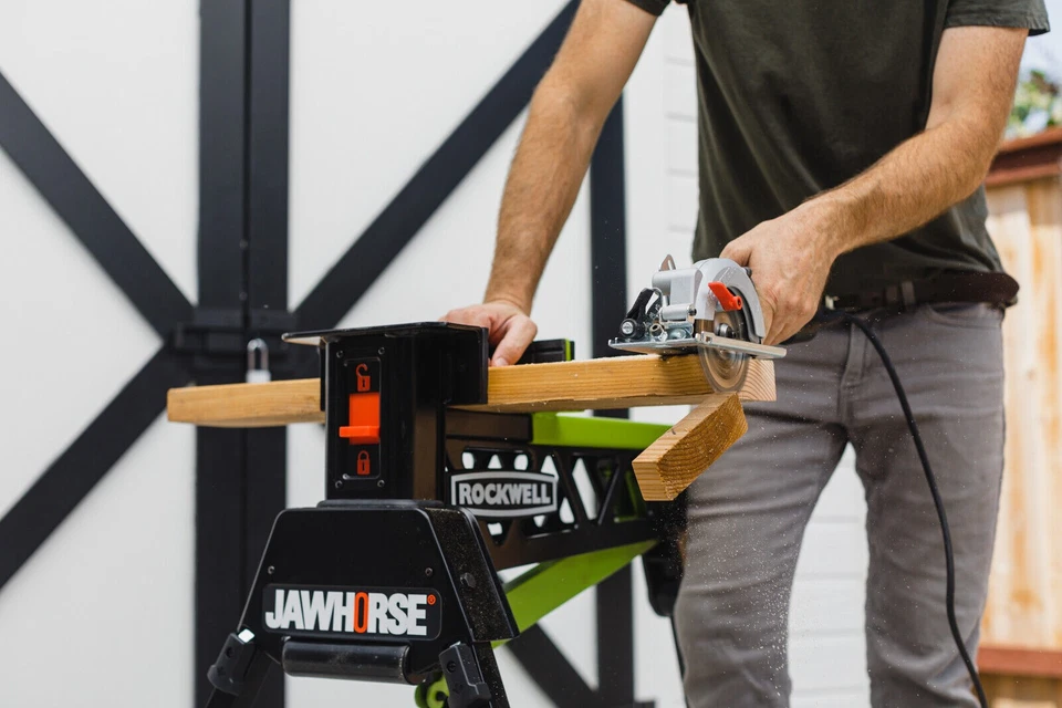 Estación de soporte de material portátil Rockwell JawHorse (RK9003)-OB Foto 3 de 4