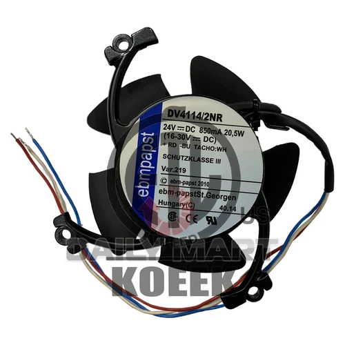 New In Box EBM-PAPST DV4114/2NR Cooling Fan 24V 20.5W
