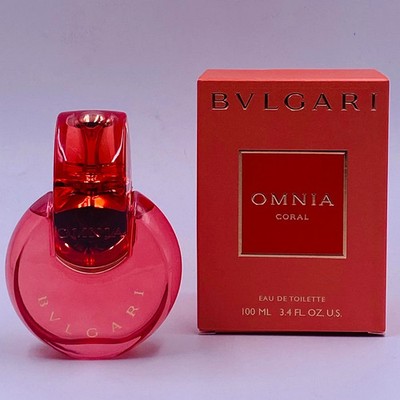 Omnia Coral by Bvlgari Women Eau de Toilette Spray 3.4 oz 100 ml New Sealed