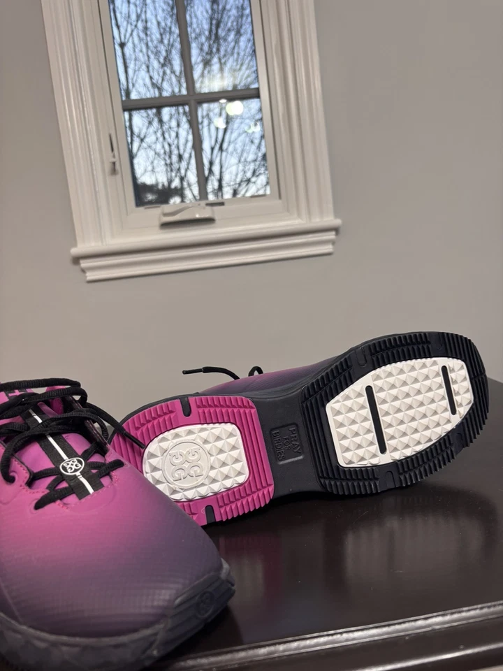 Zapatos de golf G/Fore para hombre MG4+ rosa frambuesa azul talla 10 usados Foto 3 de 4