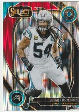 2024 Panini Select Club Level Shaq Thompson #293 Red & Black Shock Prizm