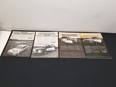 3 Vintage 1971 AUDI ADS Original Print Ad Literature Magazine