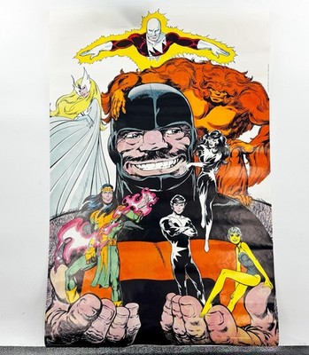 4 Original John Byrne Alpha Flight Poster X Men Marvel Comics 1984 3 Sealed 