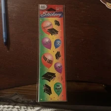Vintage Paper Art Festive Graduation 2  Sheet Sticker Package.rare