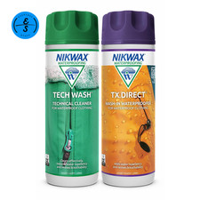 Nikwax Tech Wash & TX.Direct Twin Pack – 1 count (Pack of 2), 300ml x2 31.65 per litre