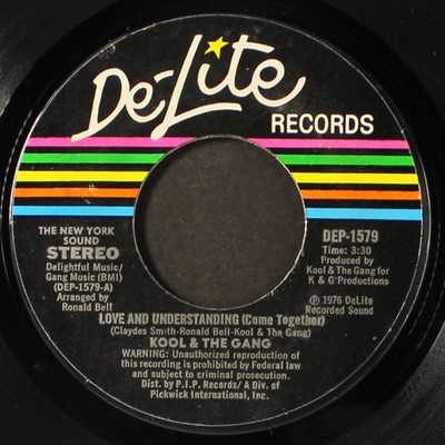 KOOL & THE GANG: love and understanding / sunshine and love DE-LITE 7'' Single