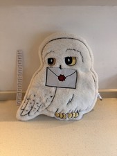Harry Potter Hedwig Owl White Cushion Soft Toy Pillow Primark Home 