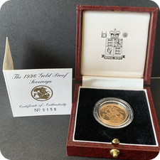 1996 Proof Full Gold Sovereign