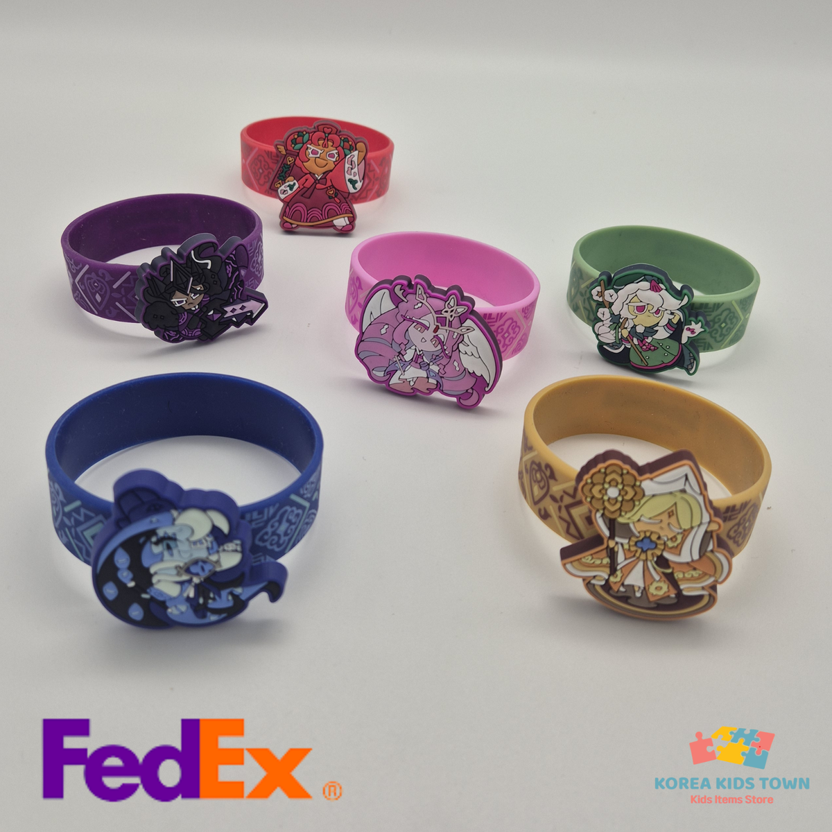 OFFICIAL Cookie Run Kingdom Bracelet Wristband Art Collab Korea