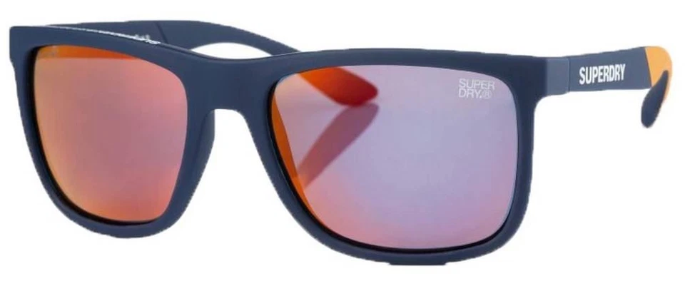 Superdry Unisexe RUNNERX Polycarbonate Des lunettes de soleil - Bleu - Photo 1/3