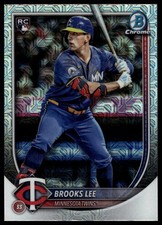 2025 Bowman Brooks Lee #72 Chrome Base Set Mega Refractor