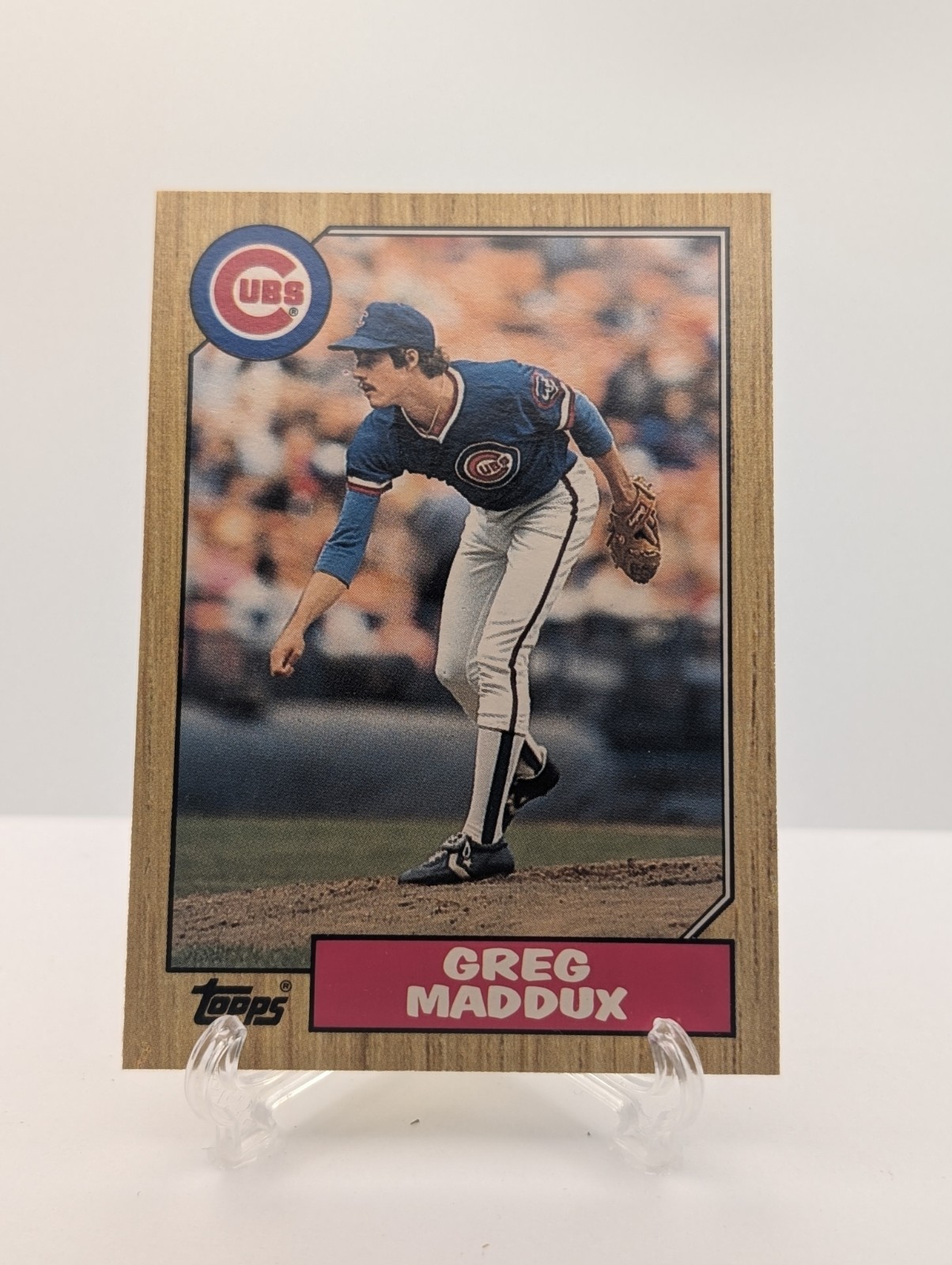 1987 Topps Traded Greg Maddux #70T Chicago Cubs Baseball Card