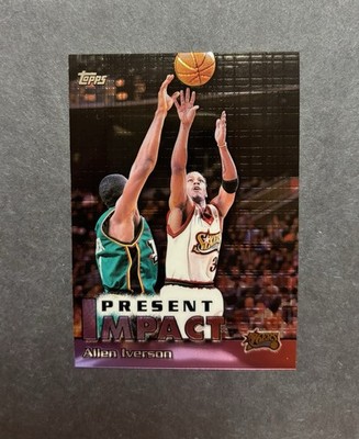2000 Topps Allen Iverson Present Impact #19 Insert
