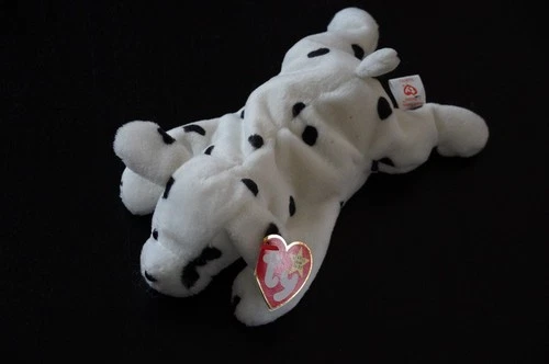 VTG TY BEANIE BABIES COLLECTION 1996 SPARKY BEANBAG 8" PLUSH