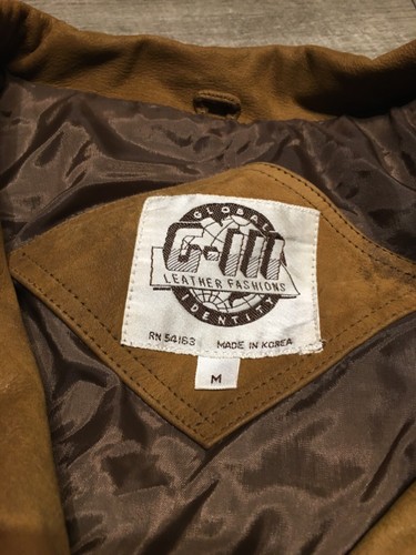 G-III Leather Punk Grunge Goth Bomber Motorcycle Biker Womens Coat Jacket Size M - Picture 4 of 9