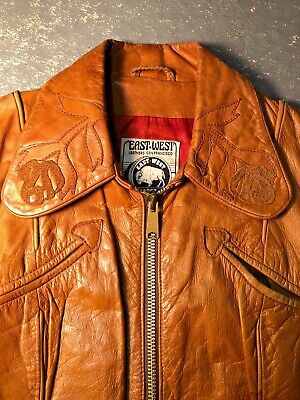 Stunning EAST WEST MUSICAL INSTRUMENTS Leather Jacket Rodeo Stunning EAST WEST MUSICAL INSTRUMENTS Leather Jacket Rodeo