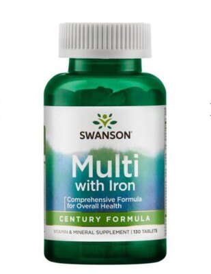 Swanson Multi mit Eisen - Century Formula 130 Tabletten