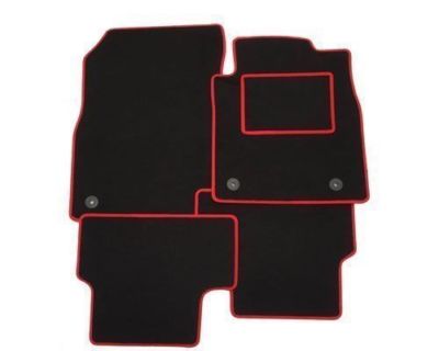 JVL Black Rubber Front Floor Mat For Vauxhall Vivaro 2014+ – With 4 Clips-235673